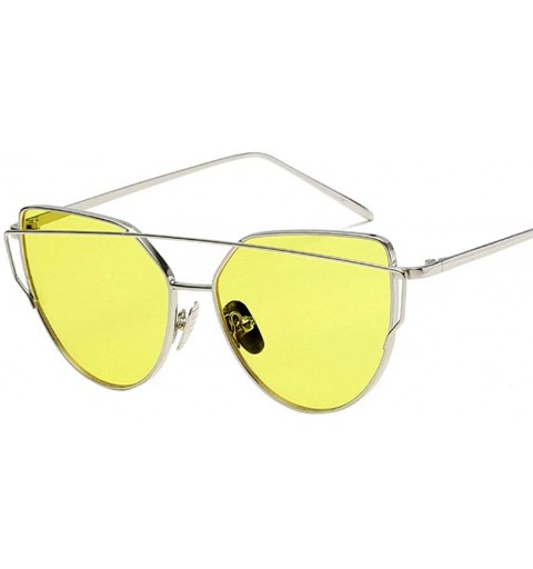 Goggle Vintage Oval Sunglasses Eyewear Goggles for Women Men Retro Sun Glasses UV Protection - Style3 - C218RLYKHI0 $6.51