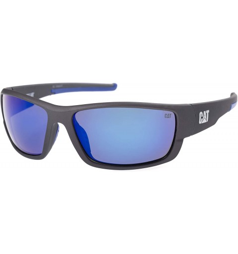Wrap Men's Shake Wrap Sunglasses - Matte Grey - CG18RENTE4K $18.33