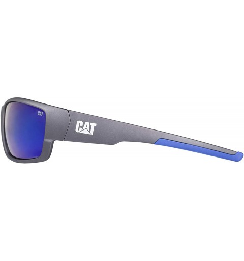 Wrap Men's Shake Wrap Sunglasses - Matte Grey - CG18RENTE4K $18.33