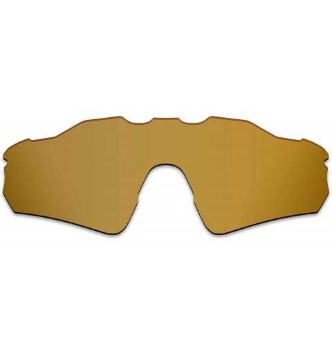 Rectangular Anti-fading Polarized Replacement Lenses Radar EV Path Sunglasses - Antique Bronze - Polarized - CP18G4C6RQE $17.99