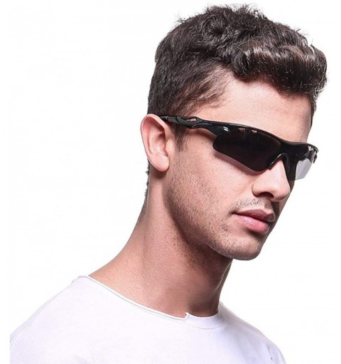 Sport Polarized Sports Sunglasses Cycling Glasses Men Women Cycling Running Driving Fishing Golf Baseball Glasses - CK18QWI2U...