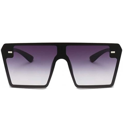 Oversized Oversized Square Retro Sunglasses Vintage Style Eyewear - Oversized Grey - CX197HTW2EQ $21.47