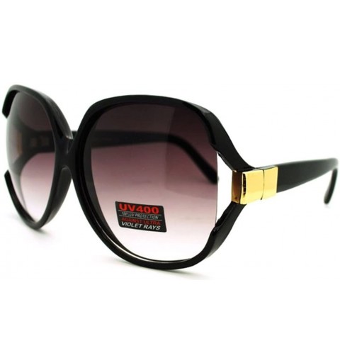 Oversized Big Huge Oversized Vintage Style Sunglasses Retro Women Celebrity Fashion - Oversized Black - C0180HQOAXG $8.01