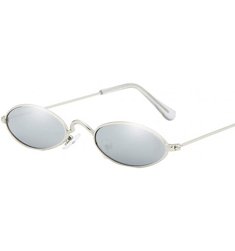 Oval Wamsan Women's Sunglasses Polarized Glasses Vintage Sun Glasses for Men Women Driving UV Protection - Style5 - C218RNC9M...