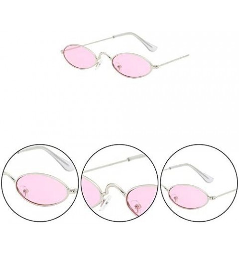 Oval Wamsan Women's Sunglasses Polarized Glasses Vintage Sun Glasses for Men Women Driving UV Protection - Style5 - C218RNC9M...