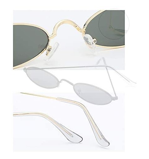Oval Wamsan Women's Sunglasses Polarized Glasses Vintage Sun Glasses for Men Women Driving UV Protection - Style5 - C218RNC9M...