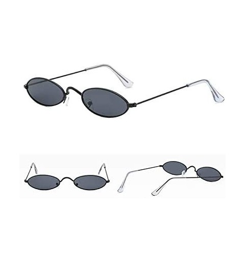 Oval Wamsan Women's Sunglasses Polarized Glasses Vintage Sun Glasses for Men Women Driving UV Protection - Style5 - C218RNC9M...