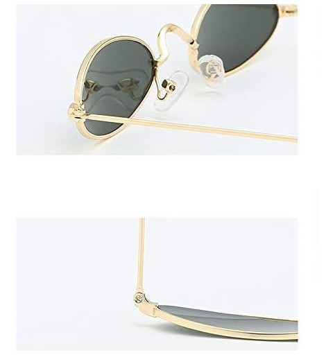 Oval Wamsan Women's Sunglasses Polarized Glasses Vintage Sun Glasses for Men Women Driving UV Protection - Style5 - C218RNC9M...
