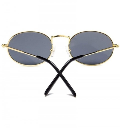 Sport 2019 Retro Round Yellow Sunglasses Women Brand Designer Sun Glasses For Women Alloy Mirror Sunglasses Female - CI18W78U...