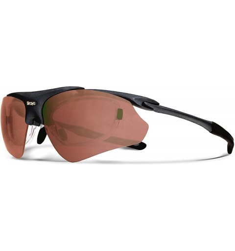 Sport Delta Navy BlueGolf Sunglasses with ZEISS P5020 Red Tri-flection Lenses - CH18KLYDUUZ $16.95