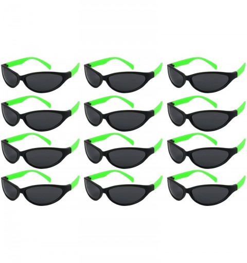 Sport 12 Pack 80's Style Neon Party Sunglasses Adult/Kid Size with CPSIA certified-Lead(Pb) Content Free - CP12MWXOCUR $17.95