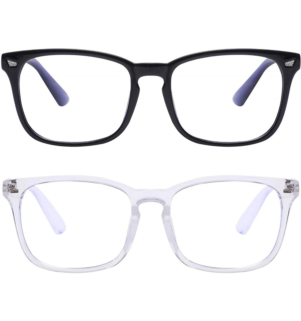 Aviator Various Blue Light Blocking Glasses Square Nerd Eyeglasses Frame Anti Blue Ray Computer Game Glasses - CN196I9ZXK8 $1...