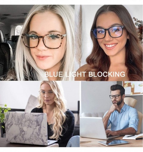 Aviator Various Blue Light Blocking Glasses Square Nerd Eyeglasses Frame Anti Blue Ray Computer Game Glasses - CN196I9ZXK8 $1...