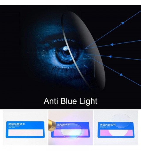 Aviator Various Blue Light Blocking Glasses Square Nerd Eyeglasses Frame Anti Blue Ray Computer Game Glasses - CN196I9ZXK8 $1...