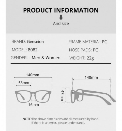 Aviator Various Blue Light Blocking Glasses Square Nerd Eyeglasses Frame Anti Blue Ray Computer Game Glasses - CN196I9ZXK8 $1...