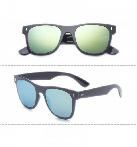 Aviator Polarized Sunglasses Aviators Protection Fashion - Black-gold - C918TOI9Q8X $14.47