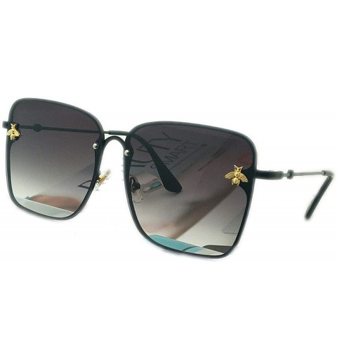 Square Square Metal Sunglasses Retro Sunglasses for Men and Women - 8 - C5198QZUNOS $31.81