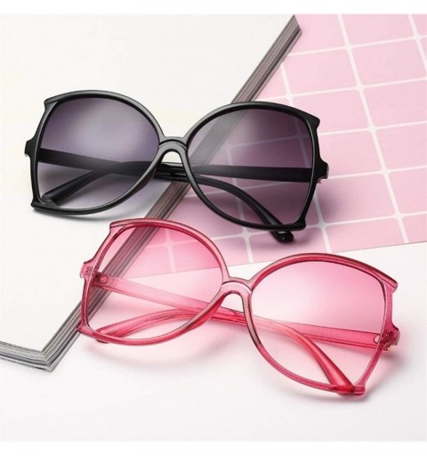 Oversized Oversize Butterfly Sunglasses Women Big Fishtail Frame Sun Glasses Men 2020 Retro Eyewear for Female UV400 - C1199Q...