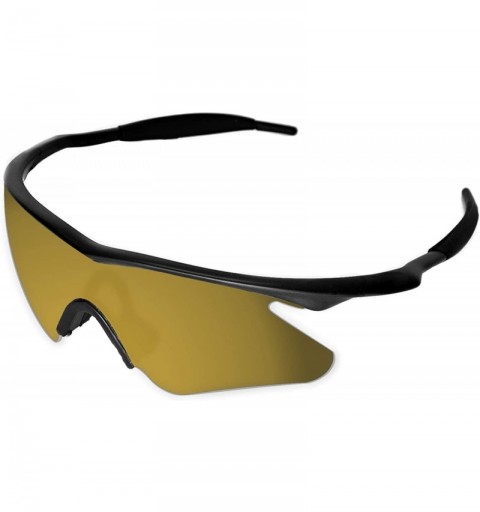 Rectangular Anti-fading Polarized Replacement Lenses M Frame Heater Sunglasses - Antique Bronze - Polarized - CT19DHQRU3N $19.64