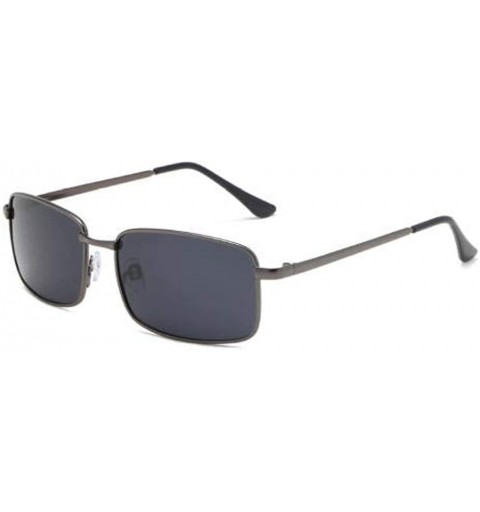 Oval Men's sunglasses and sunglasses-Gun gray_black - CR190MI56A2 $29.97
