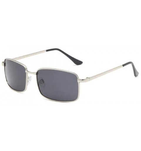 Oval Men's sunglasses and sunglasses-Gun gray_black - CR190MI56A2 $29.97
