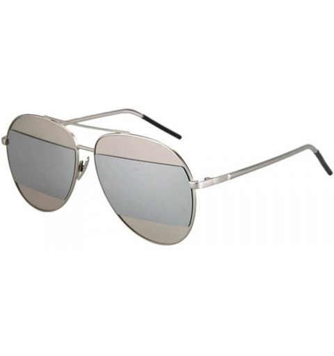 Aviator Women's Metal Fashion Cateye Aviators retro mirror lens Sunglasses - C9188NU56DN $8.02