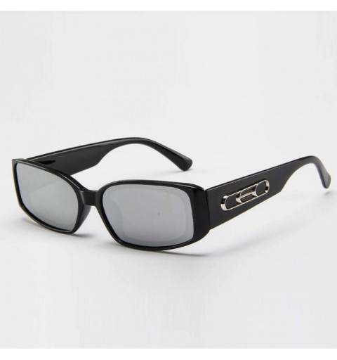 Wrap Unisex Lightweight Fashion Sunglasses - Mirrored Polarized Lens - Black - CD18TS33KSH $6.98