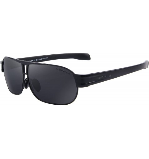 Sport Polarized Sports Sunglasses for Men Tr90 Legs Light Frame for Driving - Black_s - CO18KIQDC38 $11.39