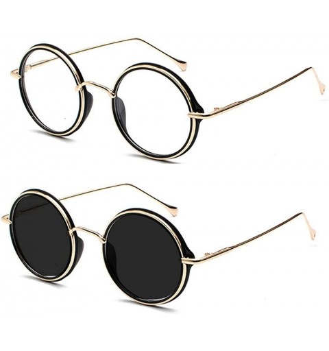 Round Transition Sunglasses Photochromic myopia Eyeglasses Finished Women Round Computer Optical Glasses Frame - CD198CNHWN0 ...