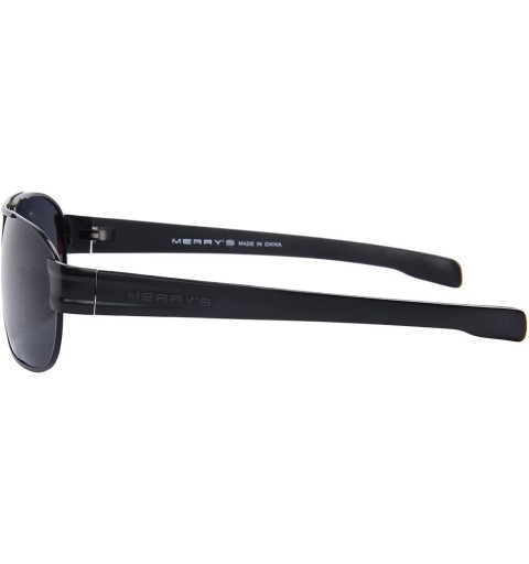Sport Polarized Sports Sunglasses for Men Tr90 Legs Light Frame for Driving - Black_s - CO18KIQDC38 $11.39