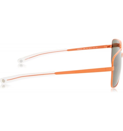 Rectangular Men's Wright Polarized Rectangular Sunglasses - Orange - C511KC6IHFT $34.62