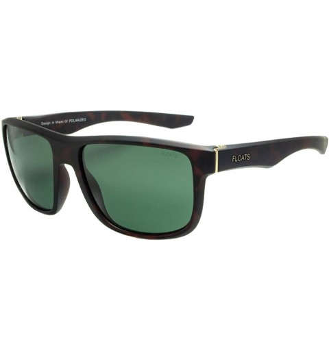 Oversized Polarized Sunglasses F-4311 Oversize Square Unisex Sunglasses/Great Fit - Matte Tortoise - C918IGEILW3 $32.01