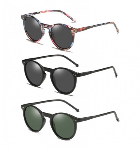 Square Unisex Fashion Retro Men Women Driving Mirror New Trend Polarized Sunglasses - Fl - CX199QHXTH8 $9.91