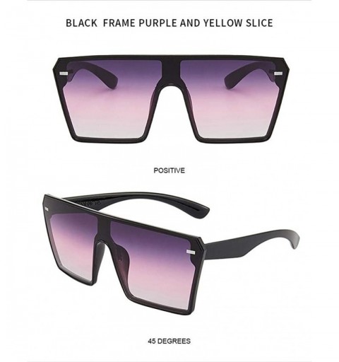 Square Women Fashion Square UV Protection Polarization Sunglasses Sunglasses - Black Pink - CH190253XX3 $18.36