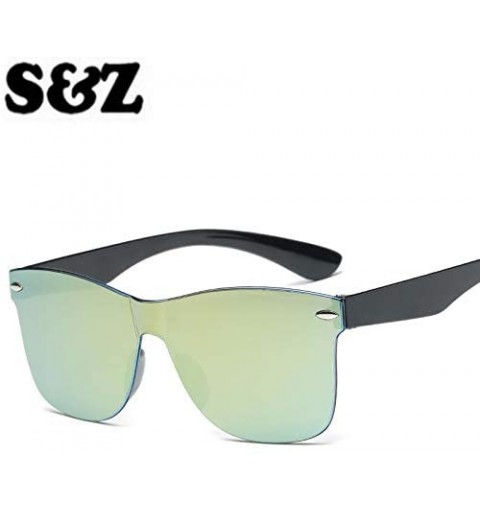 Square Sunglasses Women Retro Fashion Rimless Sun Glasses Women's Vintage Luxury Eyewear - C5 - CZ18Y5E9IE7 $19.57