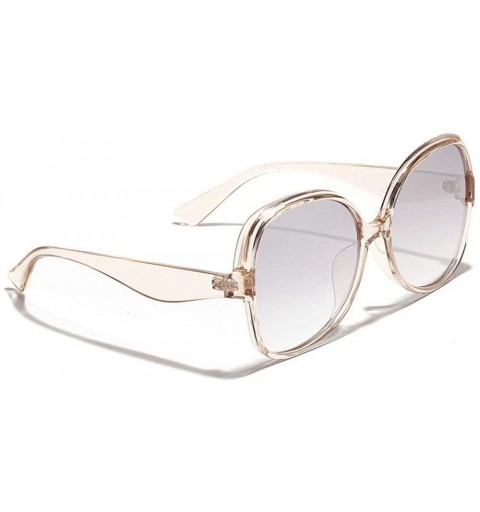 Square Trendy Glasses Oversized Squareglasses Transparent - Clear - CU18O3I2L23 $15.16