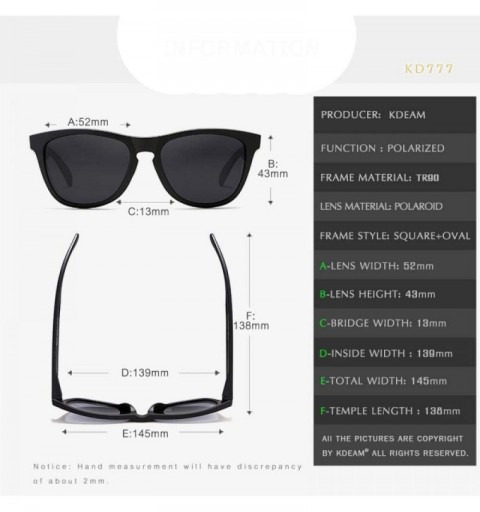 Oversized Trend-setting TR90 Men Sunglasses Polarized Wide-range Colors Sun Glasses C3 - C5 - C118XAL2L2I $15.75