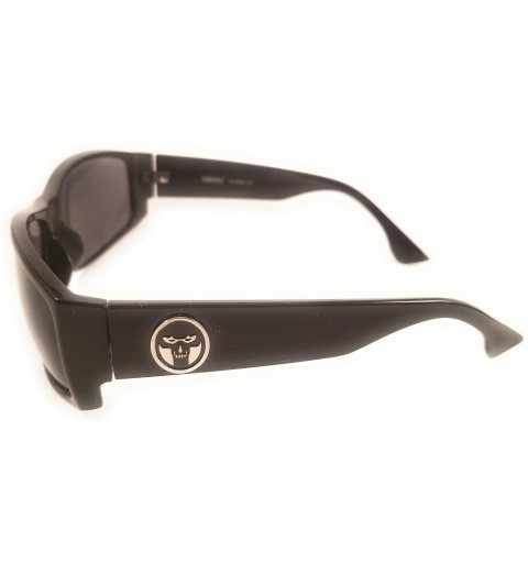 Rectangular Designer Sunglasses - Black - CW12CWVI5VR $17.65