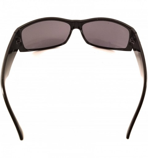 Rectangular Designer Sunglasses - Black - CW12CWVI5VR $17.65