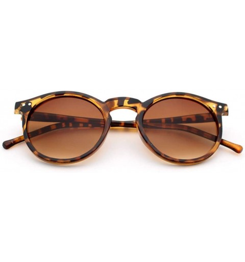 Round Sunglasses Women Multicolour Frame Mercury Mirror Lens Glasses ...