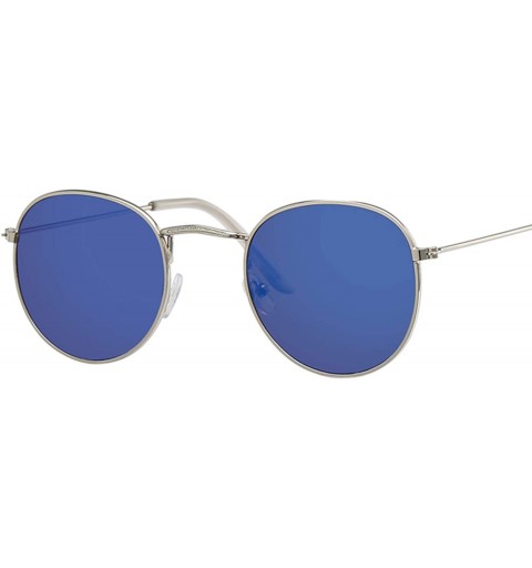 Oversized New Brand Designer Vintage Oval Sunglasses Women Retro Clear Lens Eyewear Round Sun Glasses - Silver Green - C2198A...