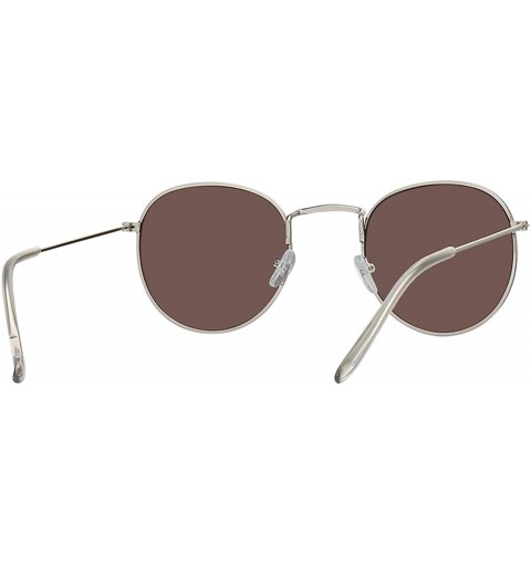 Oversized New Brand Designer Vintage Oval Sunglasses Women Retro Clear Lens Eyewear Round Sun Glasses - Silver Green - C2198A...