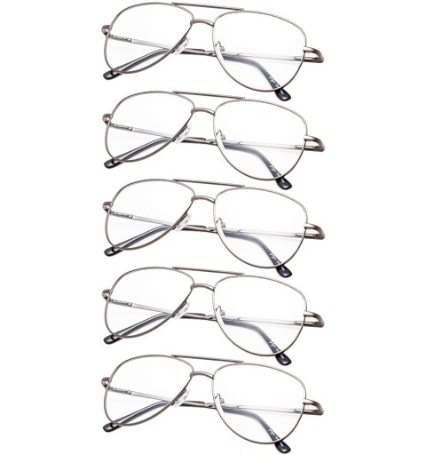 Aviator 5-pack Reading Glasses Small Readers - Gunmetal - CE18KL7KRL4 $10.72