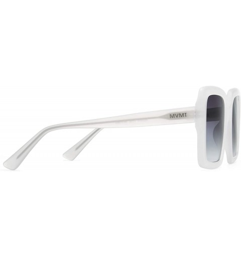 Rectangular Backstage - Rectangle Women's Sunglasses - Extra Large - Clear / Purple Gradient - C418QY52MN9 $50.21