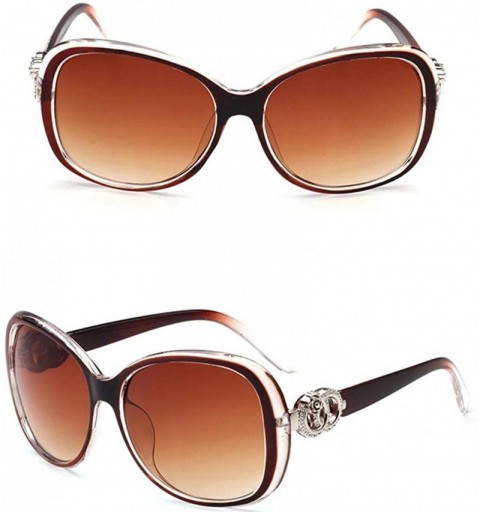Goggle Fashion UV Protection Glasses Travel Goggles Outdoor Sunglasses Sunglasses - Brown - CE19996SI9G $21.55