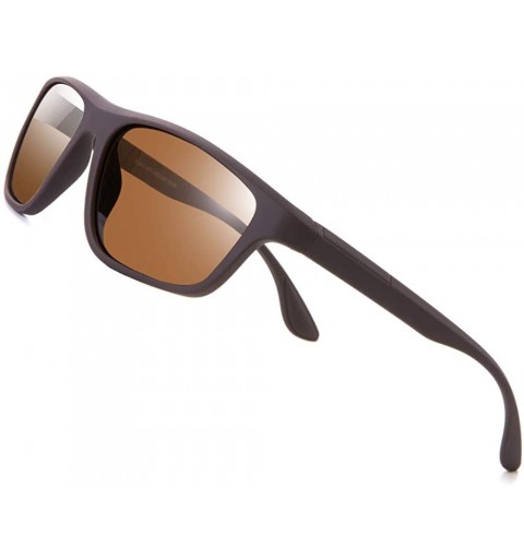 Sport Fashion Polarized Sunglasses for Men UV Protection TR90 frame Sport Vintage Driving Cycling Sun Glasses - C218ZGDKRW5 $...