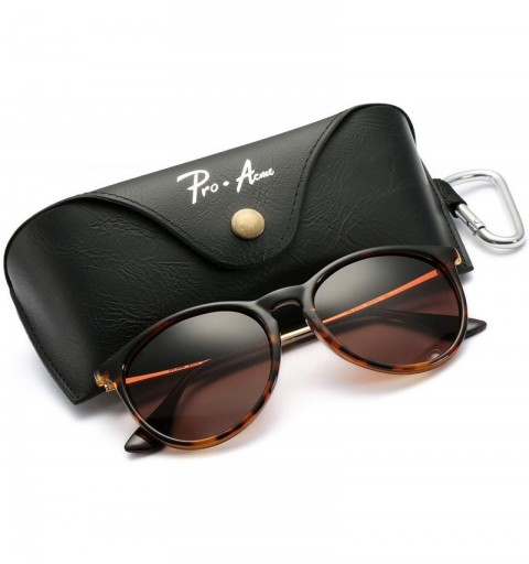 Wayfarer Polarized Sunglasses for Women Classic Round Style 100% UV Protection - C818XSXXYQ7 $17.40