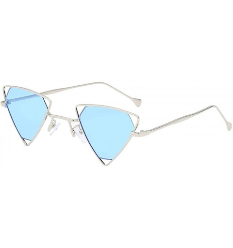 Square Fashion Man Women Irregular Shape Sunglasses Glasses Vintage Retro Style - F - C218TQLNZOW $5.90