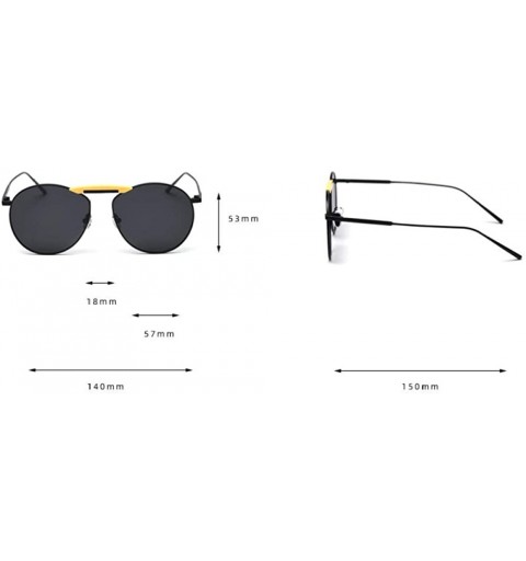 Rimless Polarized Color Cat Eye Sunglasses Trendy Men And Women Street Sunglasses - Figure 5 - CQ18X85E3KT $17.99