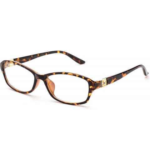 Square "Lotin" Squared Modern Design Fashion Clear Lens Glasses - Tortoise - CA12L9ZOP75 $7.80